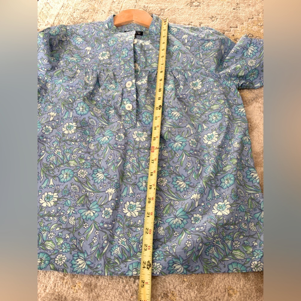 J.Crew Fresco Top in Floral Cotton Poplin - Picture 7 of 7